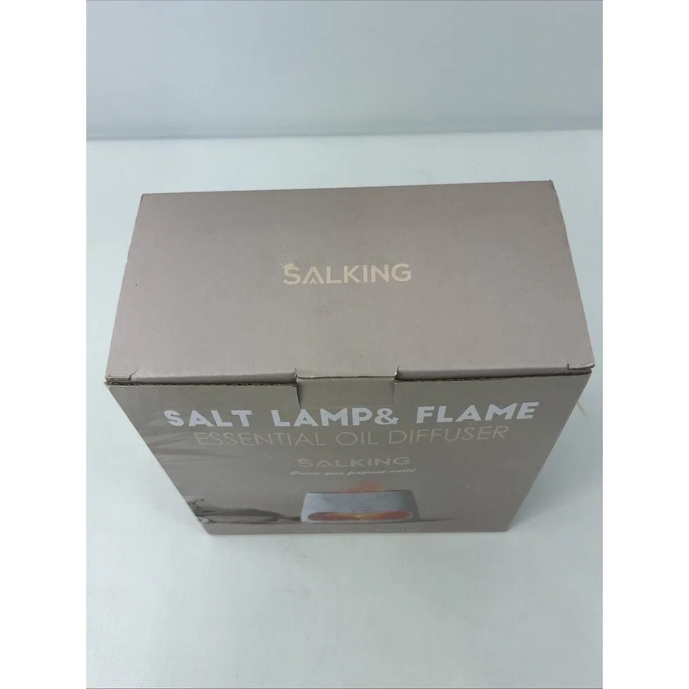 SALKING 2-in-1 Himalayan Salt Lamp Diffuser Cool Mist Humidifier Aromatherapy